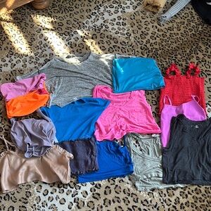 Assorted Tanks and Tees Size Small!